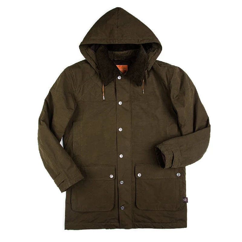 Men's shock - resistant rings for durabilityWestley Richards Carington Dry Waxed Coat Moss Men's shock - resistant rings for durabilityWestley Richards Carington Dry Waxed Coat Moss
