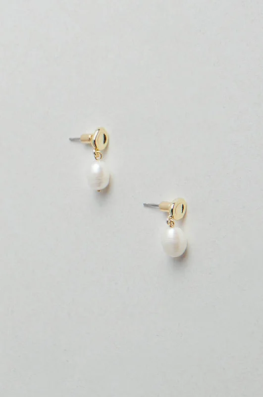 Tourmaline drop earrings in a spectrum of colorsWATER PEARL DROP EARRINGS