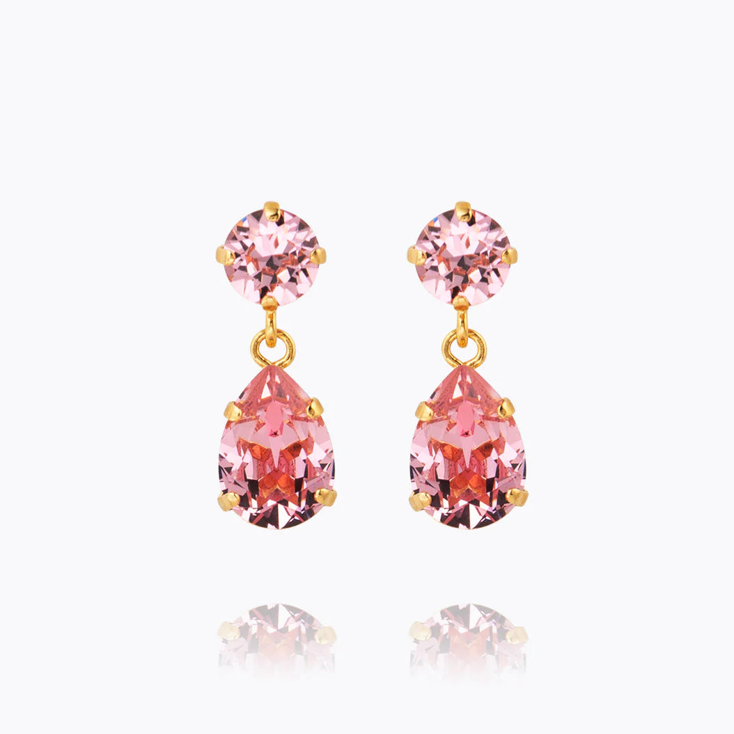 Victorian - era drop earrings with intricate detailsCaroline Svedbom Mini Drop Earrings-Light Rose Victorian - era drop earrings with intricate detailsCaroline Svedbom Mini Drop Earrings-Light Rose