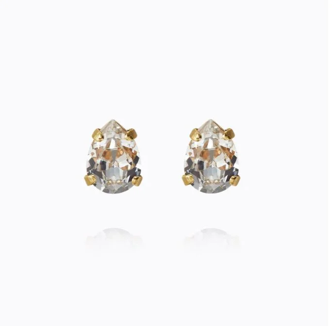 Leaf - shaped drop earrings for a nature - inspired aestheticCaroline Svedbom Superpetite Drop Earrings Gold Crystal Leaf - shaped drop earrings for a nature - inspired aestheticCaroline Svedbom Superpetite Drop Earrings Gold Crystal