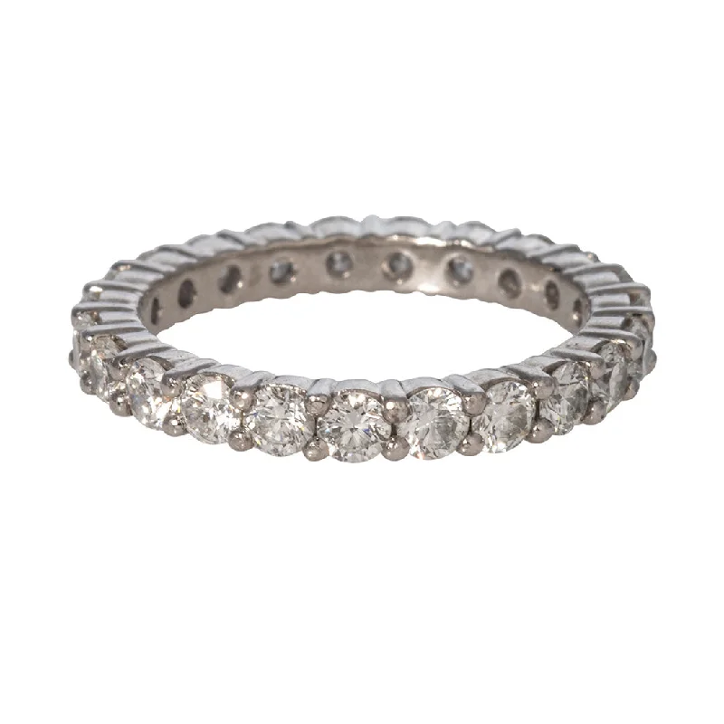Art Deco - Inspired Women's Rings with Geometric Shapes in 14K GoldEstate 1.89ct Diamond Platinum Eternity Band Art Deco - Inspired Women's Rings with Geometric Shapes in 14K GoldEstate 1.89ct Diamond Platinum Eternity Band