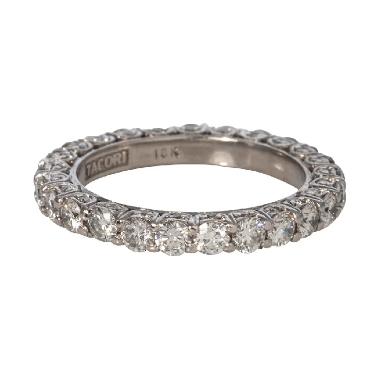 Magnetic Clasp Women's Rings for Easy Wearing and RemovalEstate 2ctw Diamond 18K White Gold Eternity Band Magnetic Clasp Women's Rings for Easy Wearing and RemovalEstate 2ctw Diamond 18K White Gold Eternity Band