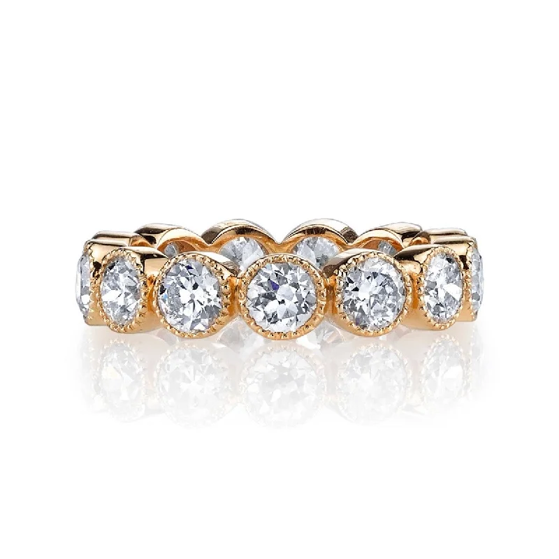 Stackable Gemstone Rings for Women in Amethyst, Sapphire, and EmeraldSingle Stone 18K Rose Gold Large Gabby Band Stackable Gemstone Rings for Women in Amethyst, Sapphire, and EmeraldSingle Stone 18K Rose Gold Large Gabby Band