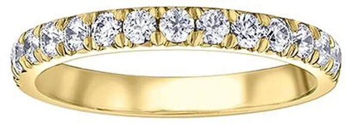 Commemorate rings with a floral motif inlaid with enamelYellow Gold Diamond Band.