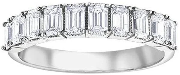 Cubic zirconia - filled commemorate rings for an affordable optionWhite Gold Diamond Band. Cubic zirconia - filled commemorate rings for an affordable optionWhite Gold Diamond Band.