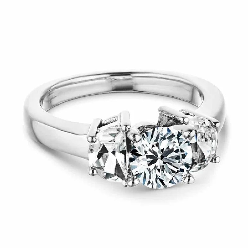 Three - stone commemorate rings representing important life eventsCelestial Three Stone Engagement Ring Three - stone commemorate rings representing important life eventsCelestial Three Stone Engagement Ring