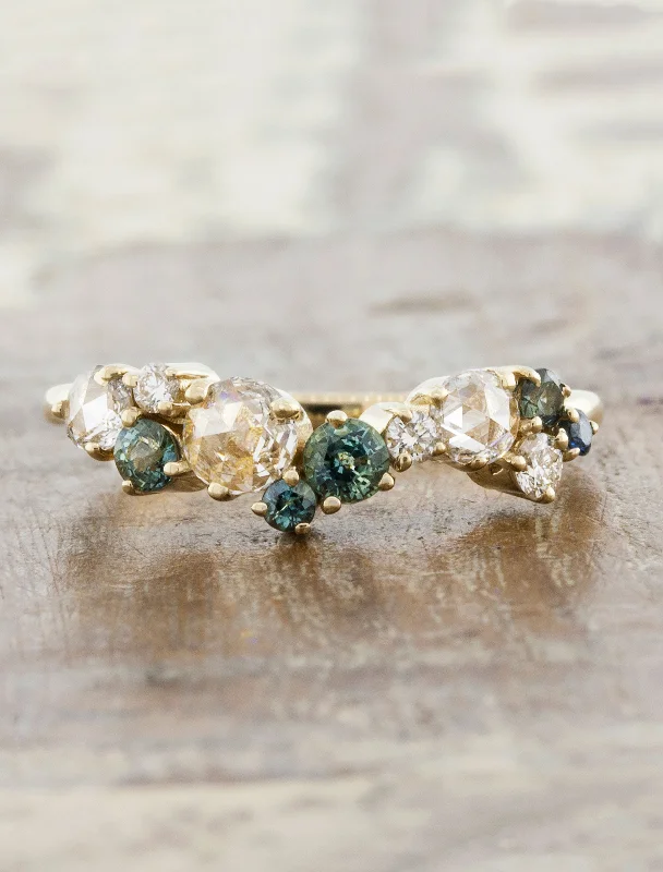 Black - onyx and silver commemorate rings for a sleek contrastVesabe