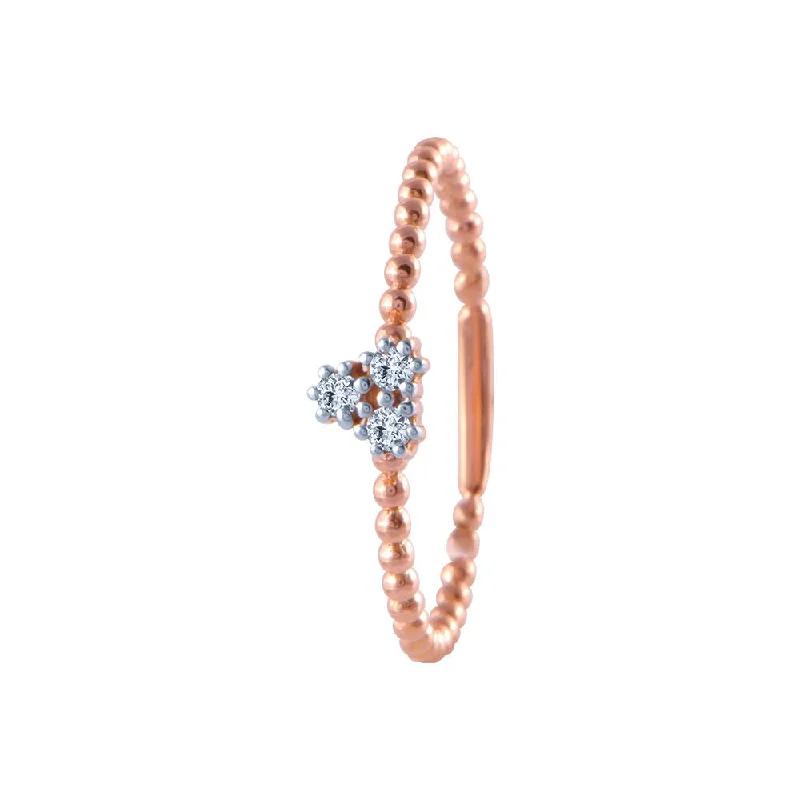 Heart - Shaped Women's Diamond Rings in Rose Gold for a Romantic and Symbolic Gift18k (750) Rose Gold And Diamond Ring For Women Heart - Shaped Women's Diamond Rings in Rose Gold for a Romantic and Symbolic Gift18k (750) Rose Gold And Diamond Ring For Women