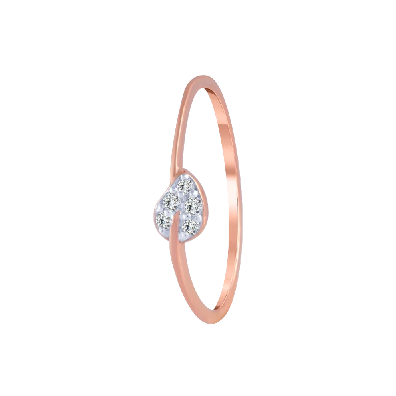 Women's Solitaire Diamond Rings with Round - Cut Diamonds and Platinum Settings for an Elegant Engagement18KT (750) Rose Gold And Diamond Ring For Women Women's Solitaire Diamond Rings with Round - Cut Diamonds and Platinum Settings for an Elegant Engagement18KT (750) Rose Gold And Diamond Ring For Women
