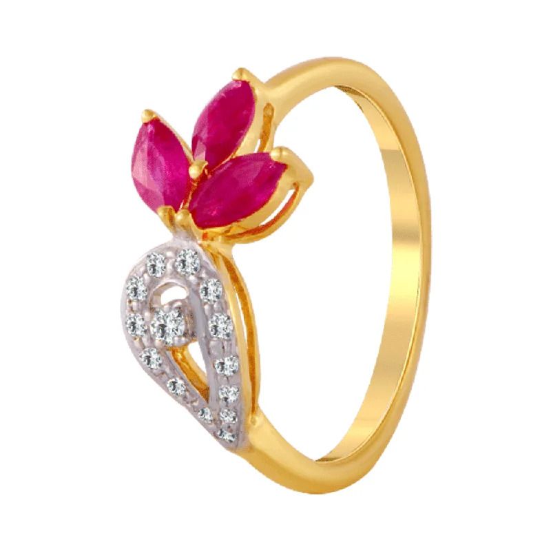 Women's Diamond Rings with Opal Inlays and Diamond Accents for a Mysterious and Iridescent Look18KT (750) Yellow Gold And Diamond Ring For Women Women's Diamond Rings with Opal Inlays and Diamond Accents for a Mysterious and Iridescent Look18KT (750) Yellow Gold And Diamond Ring For Women