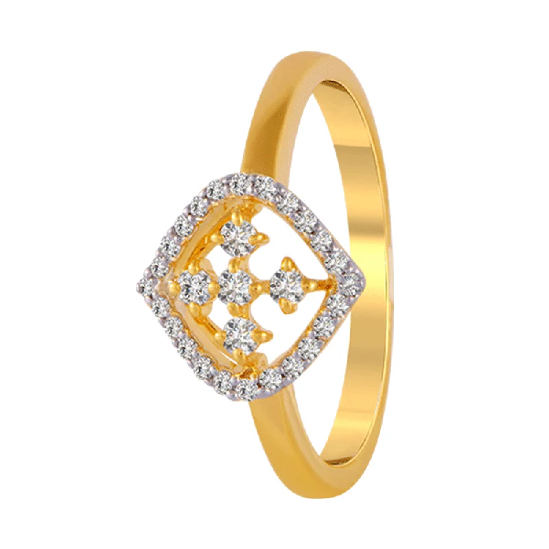 Art Deco - Inspired Women's Diamond Rings with Geometric Designs and Baguette - Cut Diamonds18KT (750) Yellow Gold And Diamond Ring For Women Art Deco - Inspired Women's Diamond Rings with Geometric Designs and Baguette - Cut Diamonds18KT (750) Yellow Gold And Diamond Ring For Women