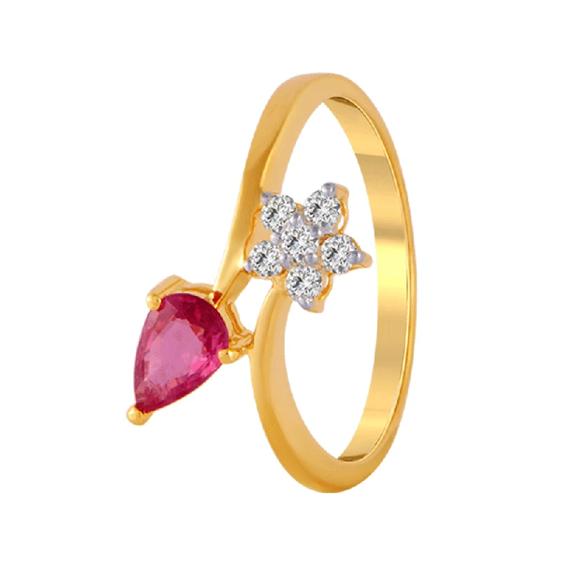 Women's Solitaire Diamond Rings with Round - Cut Diamonds and Platinum Settings for an Elegant Engagement18KT (750) Yellow Gold And Diamond Ring For Women Women's Solitaire Diamond Rings with Round - Cut Diamonds and Platinum Settings for an Elegant Engagement18KT (750) Yellow Gold And Diamond Ring For Women