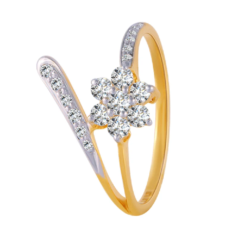 Tennis - Style Women's Diamond Rings with a Continuous Row of Diamonds for a Classic and Versatile Look18KT (750) Yellow Gold And Diamond Ring For Women Tennis - Style Women's Diamond Rings with a Continuous Row of Diamonds for a Classic and Versatile Look18KT (750) Yellow Gold And Diamond Ring For Women