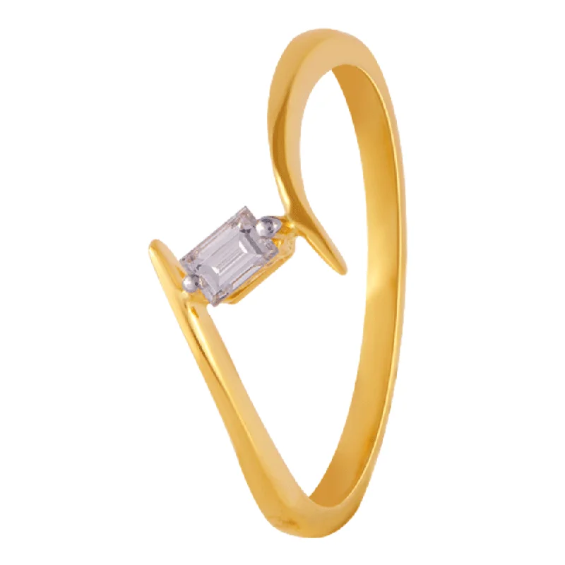 Women's Diamond Rings with Sapphire Accents in Blue for a Colorful and Sophisticated Touch18KT (750) Yellow Gold And Diamond Ring For Women Women's Diamond Rings with Sapphire Accents in Blue for a Colorful and Sophisticated Touch18KT (750) Yellow Gold And Diamond Ring For Women