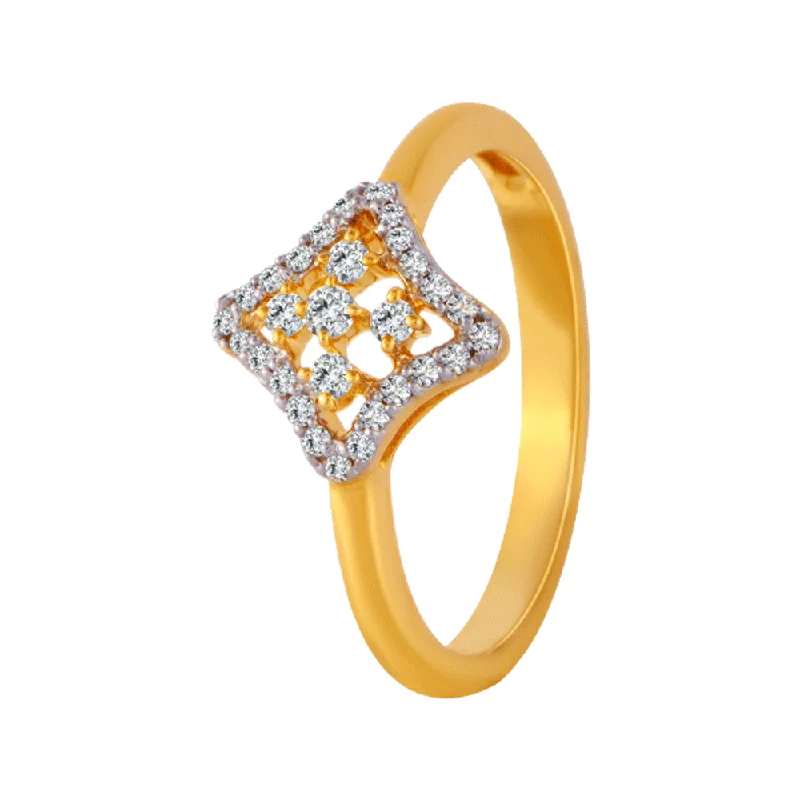 Heart - Shaped Women's Diamond Rings in Rose Gold for a Romantic and Symbolic Gift18KT (750) Yellow Gold And Diamond Ring For Women Heart - Shaped Women's Diamond Rings in Rose Gold for a Romantic and Symbolic Gift18KT (750) Yellow Gold And Diamond Ring For Women
