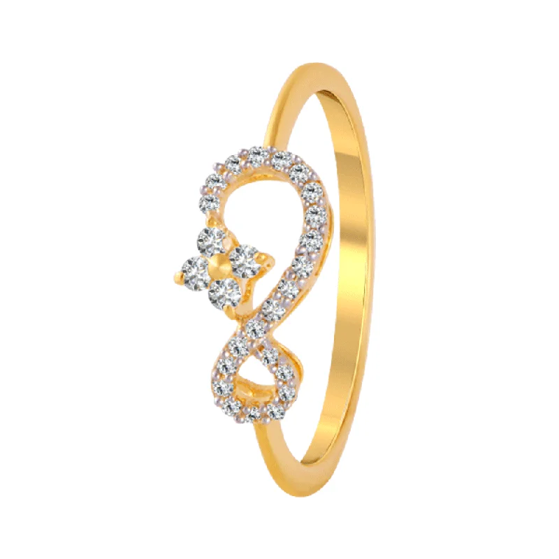 Halo - Style Women's Diamond Rings with a Center Diamond Surrounded by Smaller Diamonds in 18K Gold18KT (750) Yellow Gold And Diamond Ring For Women Halo - Style Women's Diamond Rings with a Center Diamond Surrounded by Smaller Diamonds in 18K Gold18KT (750) Yellow Gold And Diamond Ring For Women