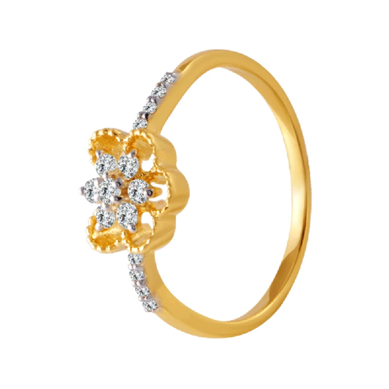 Marquise - Cut Women's Diamond Rings in Palladium for a Unique and Elongated Shape18KT (750) Yellow Gold And Diamond Ring For Women Marquise - Cut Women's Diamond Rings in Palladium for a Unique and Elongated Shape18KT (750) Yellow Gold And Diamond Ring For Women