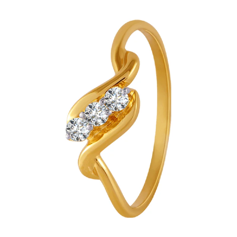 Women's Diamond Rings with Sapphire Accents in Blue for a Colorful and Sophisticated Touch18KT (750) Yellow Gold And Diamond Ring For Women Women's Diamond Rings with Sapphire Accents in Blue for a Colorful and Sophisticated Touch18KT (750) Yellow Gold And Diamond Ring For Women