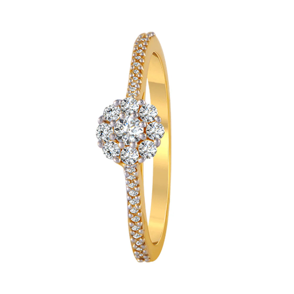 Art Deco - Inspired Women's Diamond Rings with Geometric Designs and Baguette - Cut Diamonds18KT (750) Yellow Gold And Diamond Ring For Women Art Deco - Inspired Women's Diamond Rings with Geometric Designs and Baguette - Cut Diamonds18KT (750) Yellow Gold And Diamond Ring For Women