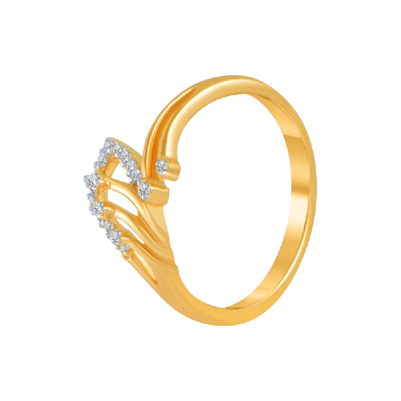 Tennis - Style Women's Diamond Rings with a Continuous Row of Diamonds for a Classic and Versatile Look18KT (750) Yellow Gold And Diamond Ring For Women Tennis - Style Women's Diamond Rings with a Continuous Row of Diamonds for a Classic and Versatile Look18KT (750) Yellow Gold And Diamond Ring For Women