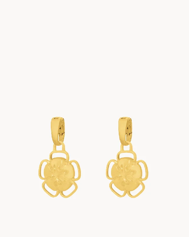 Waterproof drop earrings for beach or poolside wearMosta Basilica Flower Earring Pendants Waterproof drop earrings for beach or poolside wearMosta Basilica Flower Earring Pendants