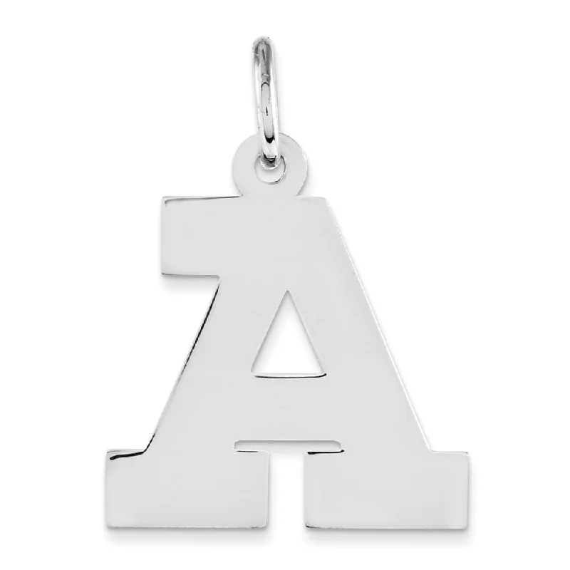 Adjustable - Length Turquoise - Inlaid Teardrop Pendant Necklace for TravelersSterling Silver Amanda Collection Medium Block Style Initial A Pendant Adjustable - Length Turquoise - Inlaid Teardrop Pendant Necklace for TravelersSterling Silver Amanda Collection Medium Block Style Initial A Pendant