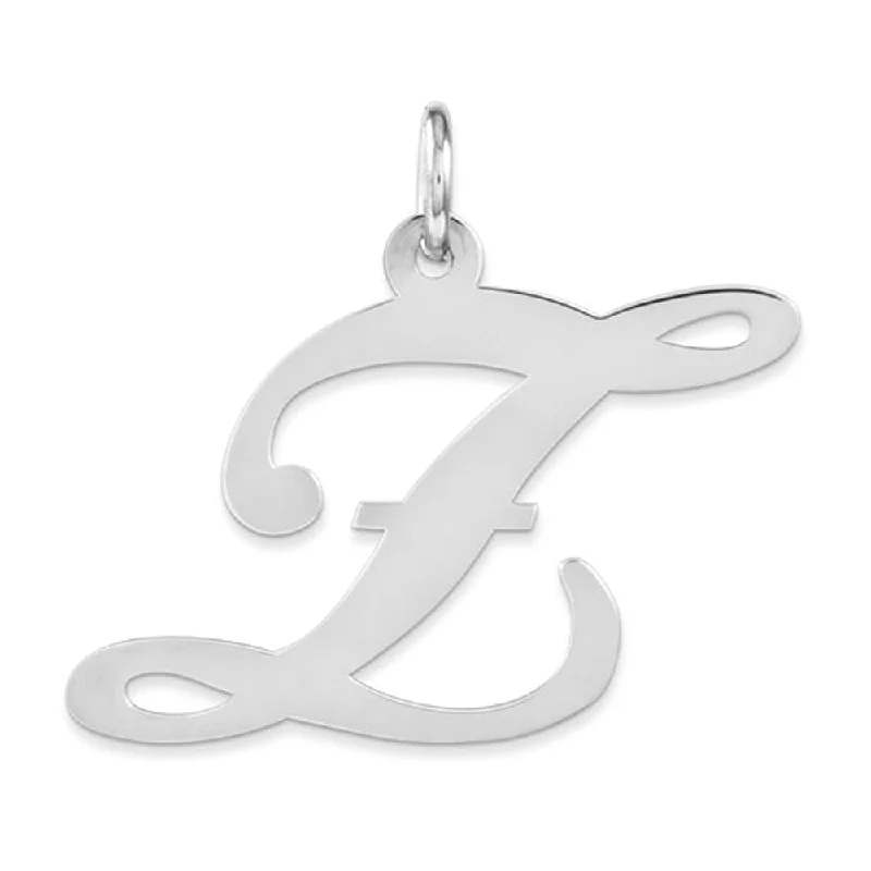 Magnetic - Closure Pendant Necklace with a Hidden Compartment for Secret KeepersSterling Silver, Ella Collection, LG Fancy Script Initial Z Pendant Magnetic - Closure Pendant Necklace with a Hidden Compartment for Secret KeepersSterling Silver, Ella Collection, LG Fancy Script Initial Z Pendant