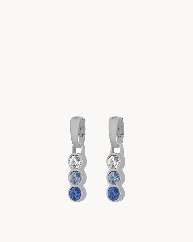 Multi - colored drop earrings with a rainbow of gemstonesWisdom Zirconia Pendant, Silver Earring Pendants Multi - colored drop earrings with a rainbow of gemstonesWisdom Zirconia Pendant, Silver Earring Pendants